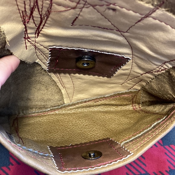 One of a kind, awesome, leather clutch - Picture 7 of 11
